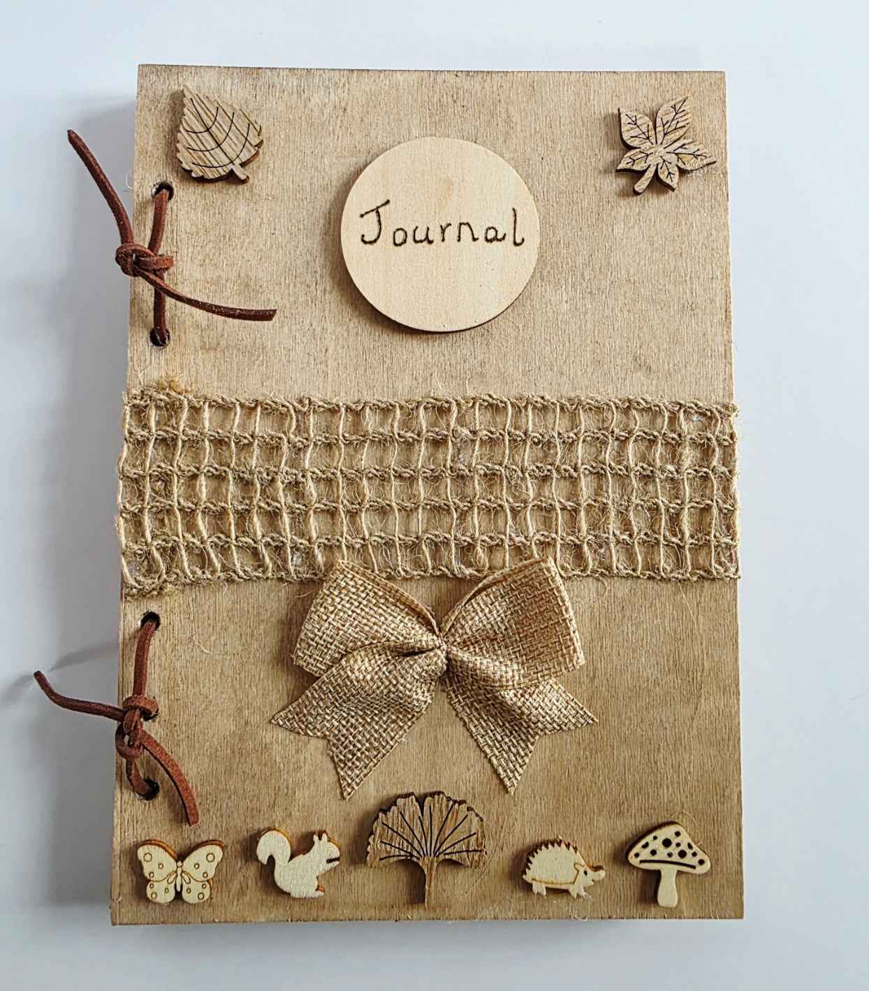 Handmade Rustic Wooden Journal | Refillable Eco Friendly Notebook | Quantock Inspiration
