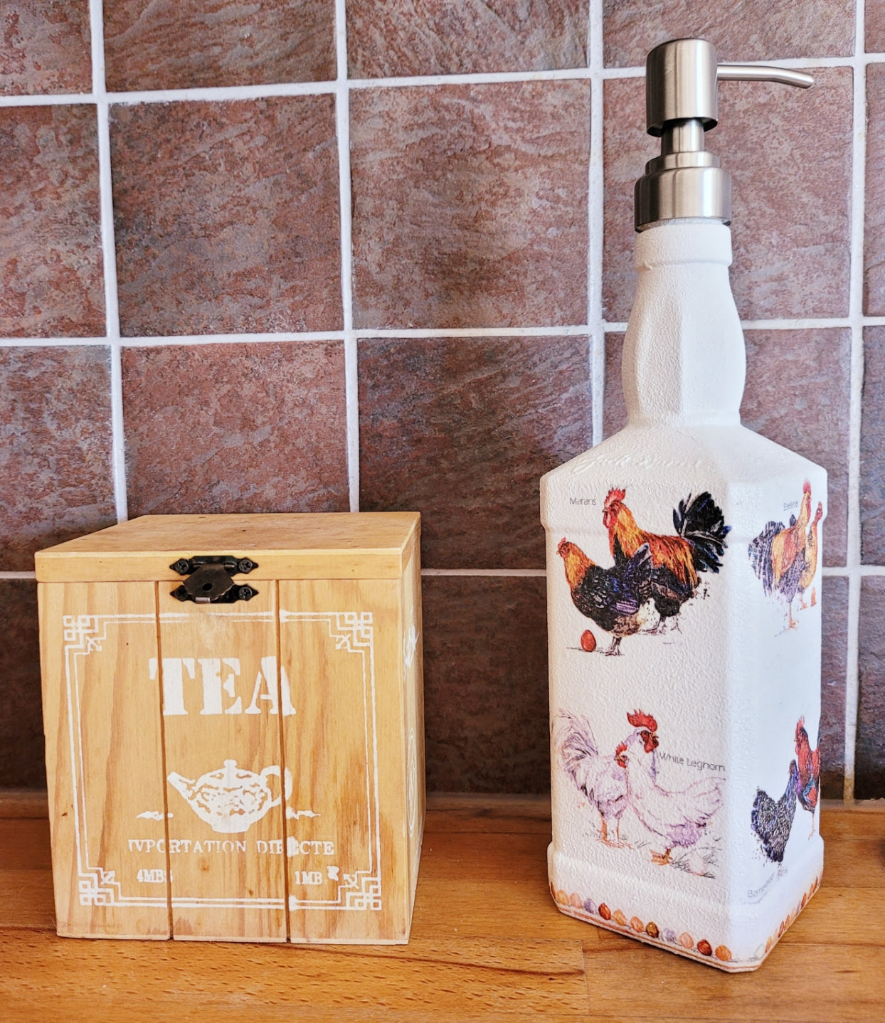 Country Inspired Bottle Dispensers