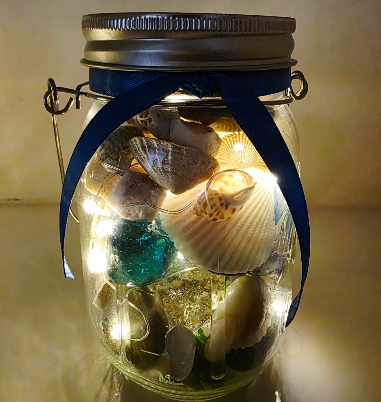 Light up Glass Bottles/Recycled Glass Gifts - Quantock Inspiration