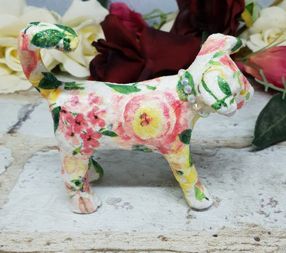 Decoupage Dog Ring Holder - Quantock Inspiration