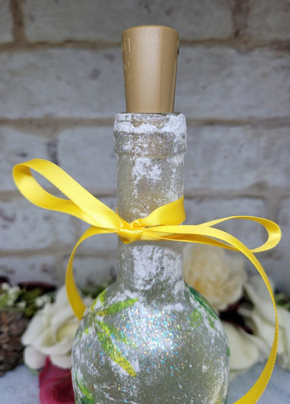 Decoupage Giraffe Bottle Lamp - Quantock Inspiration