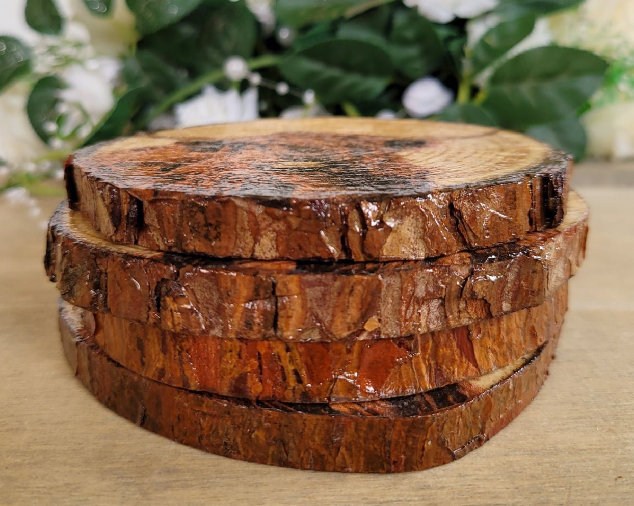Decoupage Highland Cow Coasters - Quantock Inspiration