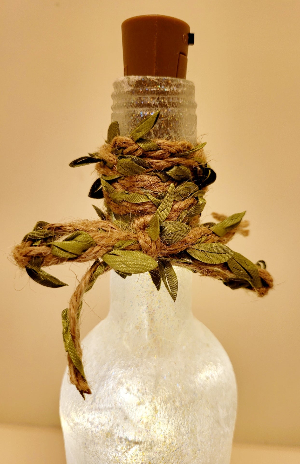 Decoupage Highland Cows Bottle Lamp - Quantock Inspiration