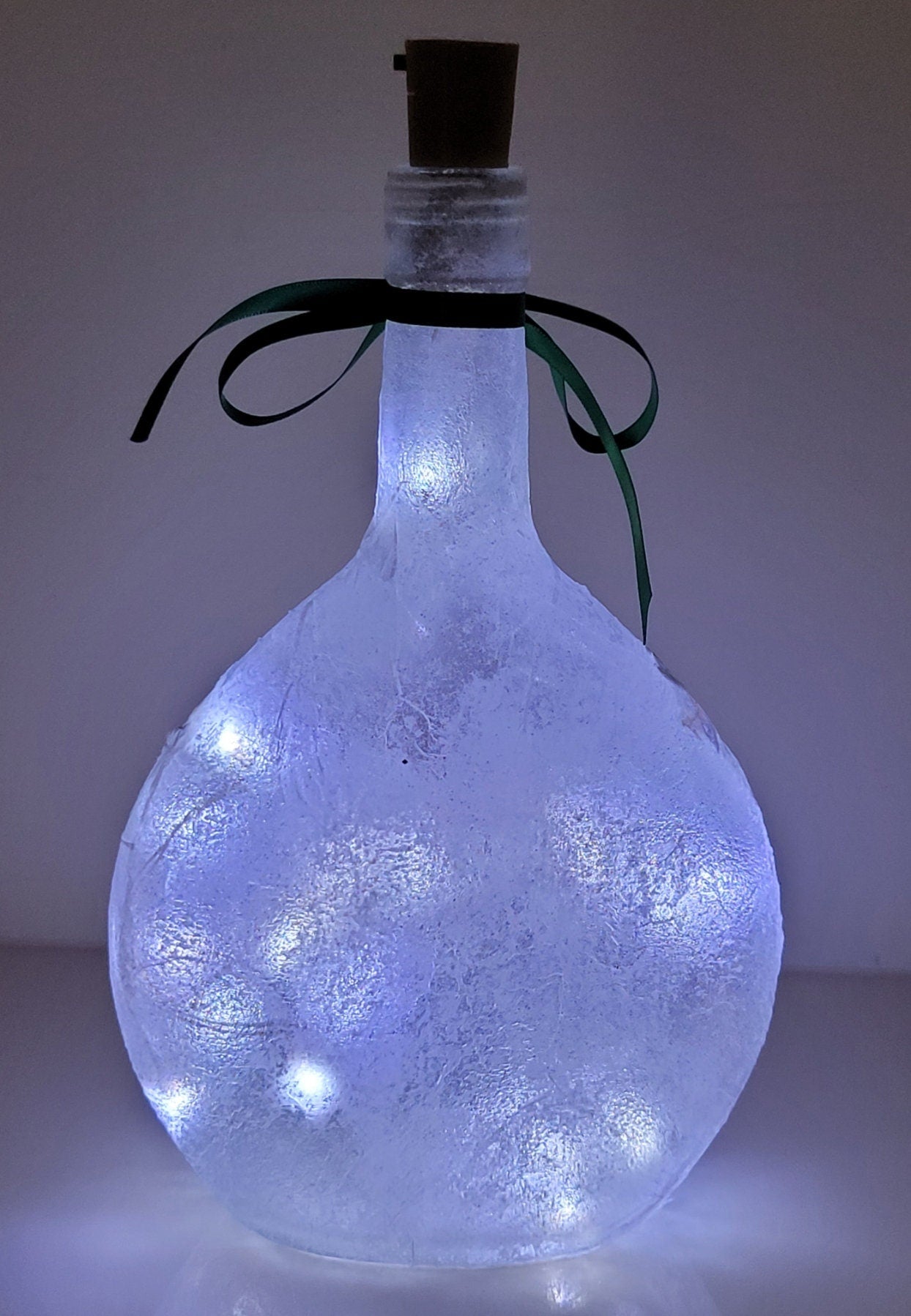 Decoupage Horse Bottle Lamp - Quantock Inspiration