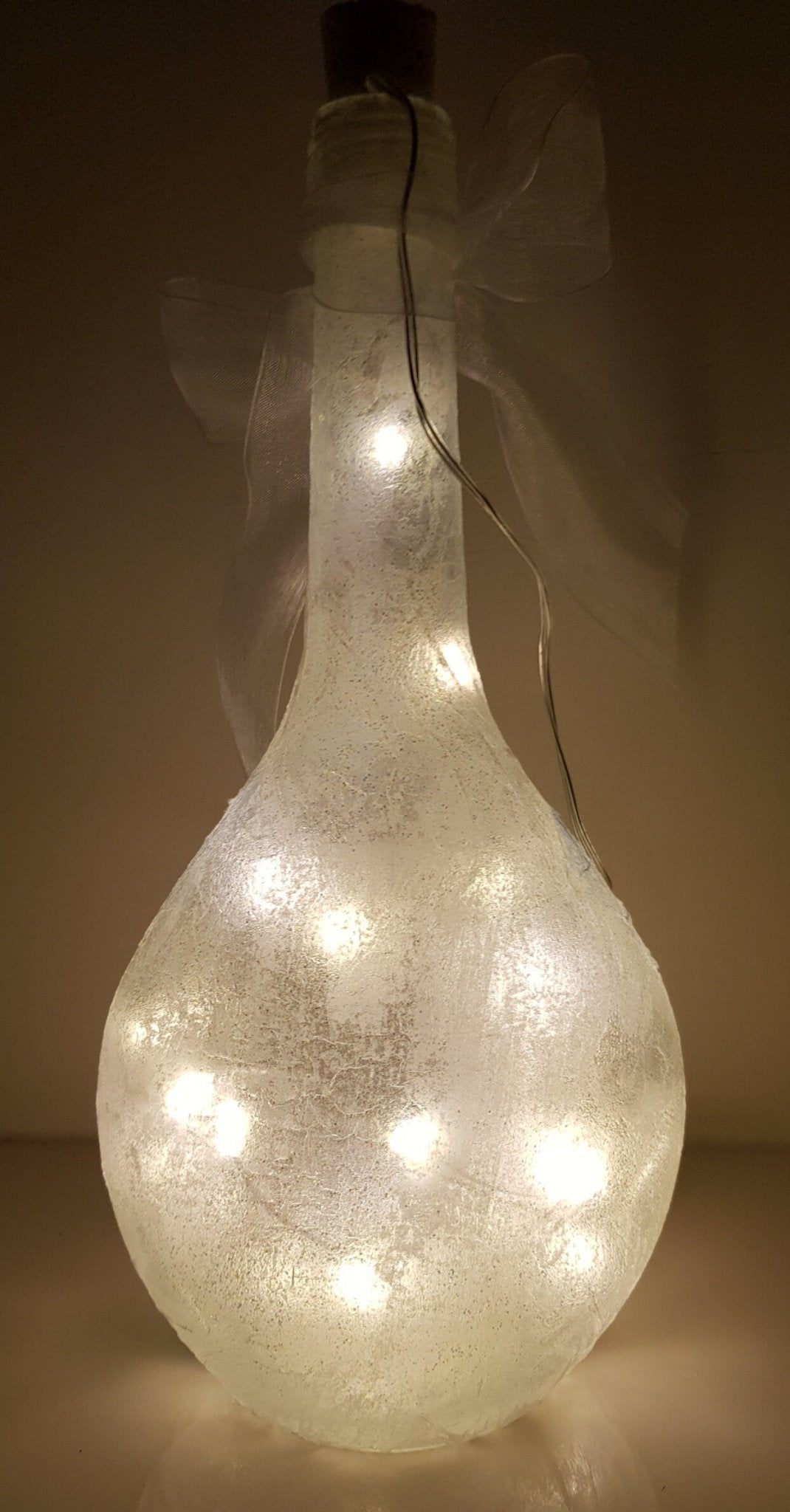 Decoupage Light Up Donkey Bottle - Quantock Inspiration