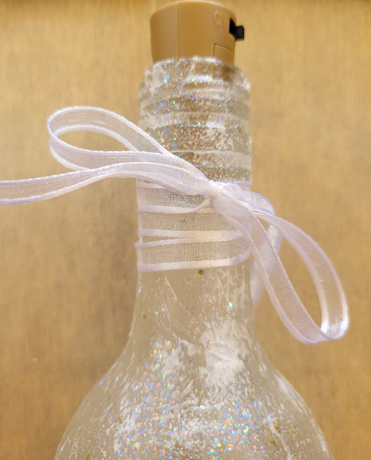 Decoupage Pony Bottle Lamp - Quantock Inspiration