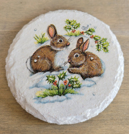 Decoupage Slate Wildlife Coasters - Quantock Inspiration