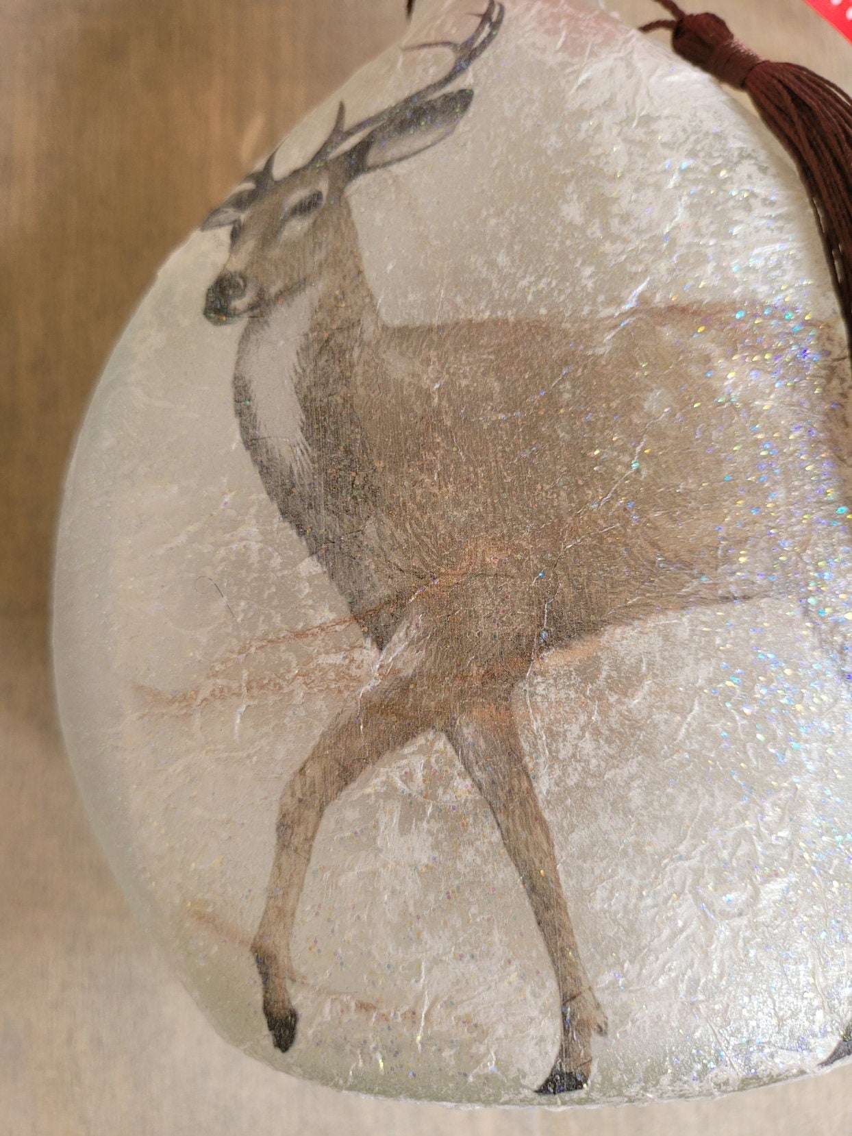 Decoupage Stag Bottle Lamp - Quantock Inspiration
