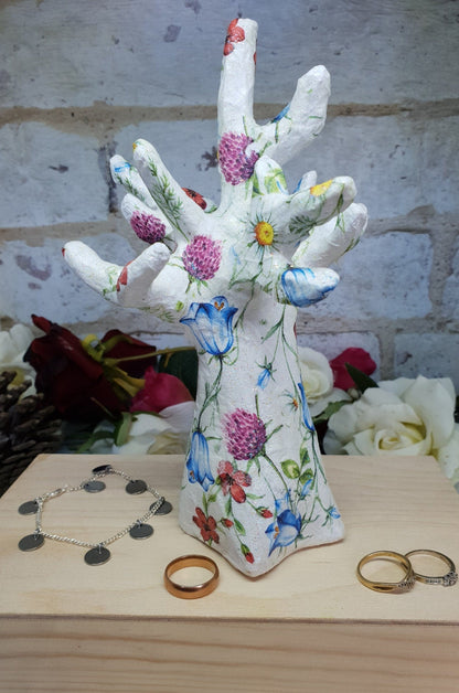 Decoupage Tree Ring Holder - Quantock Inspiration