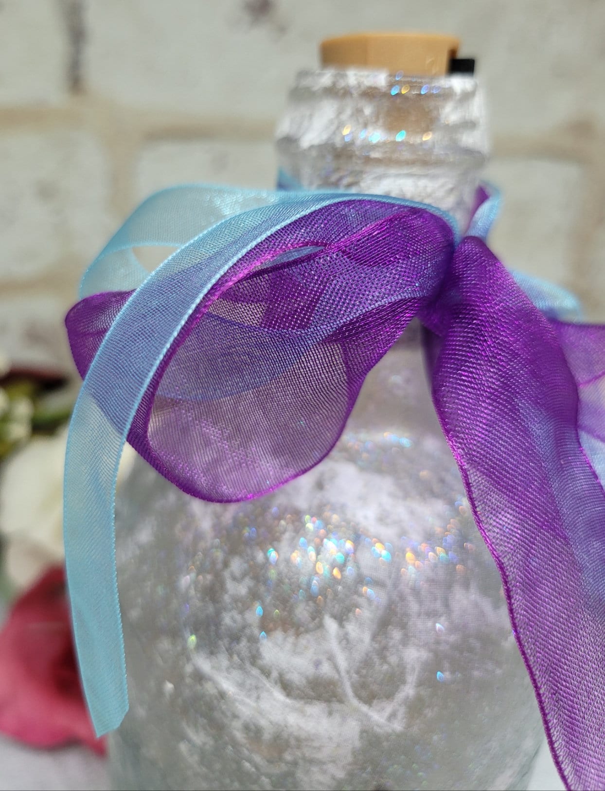Decoupage Unicorn Bottle Lamp - Quantock Inspiration