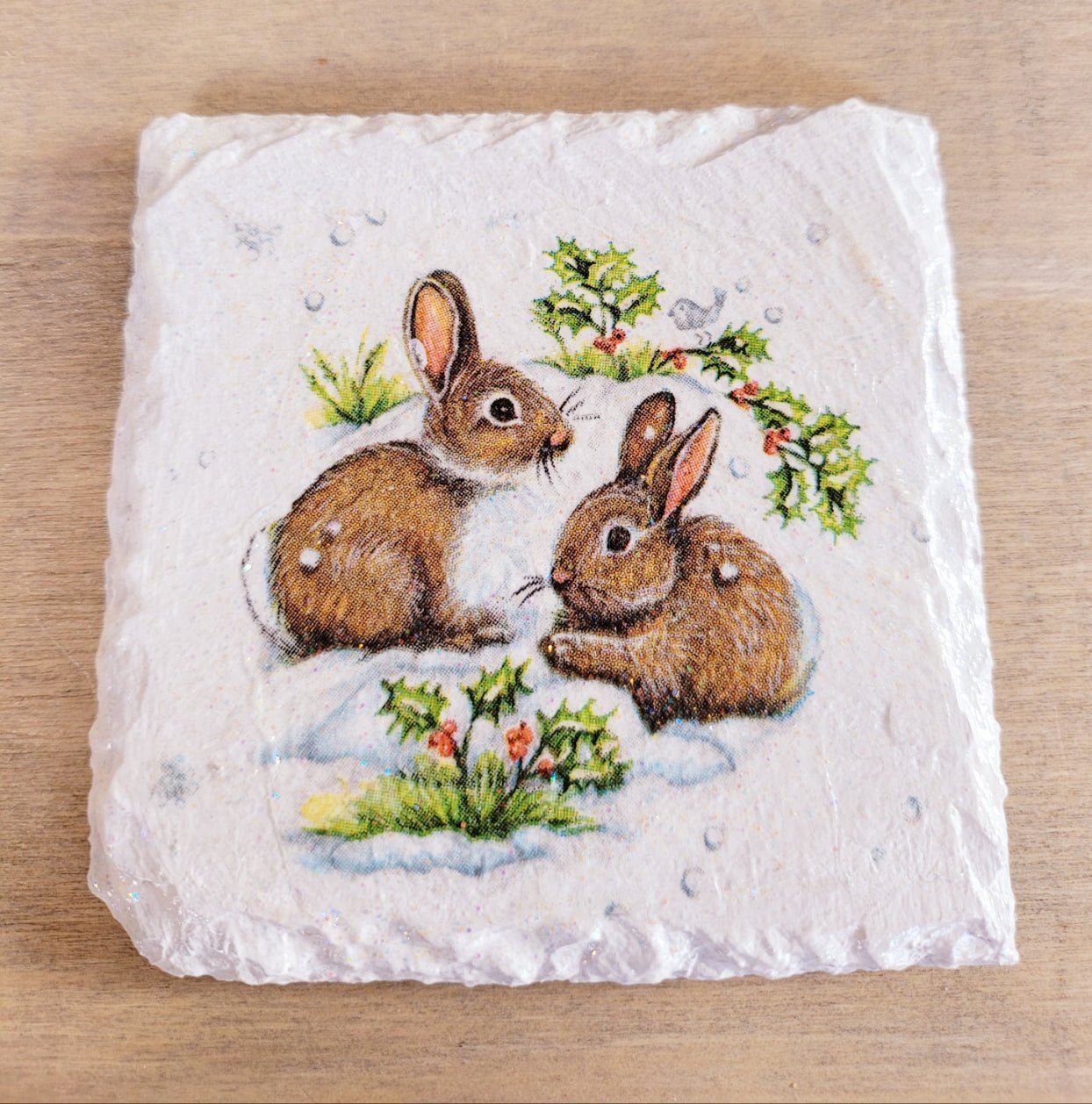 Decoupage Wildlife Slate Coasters - Quantock Inspiration