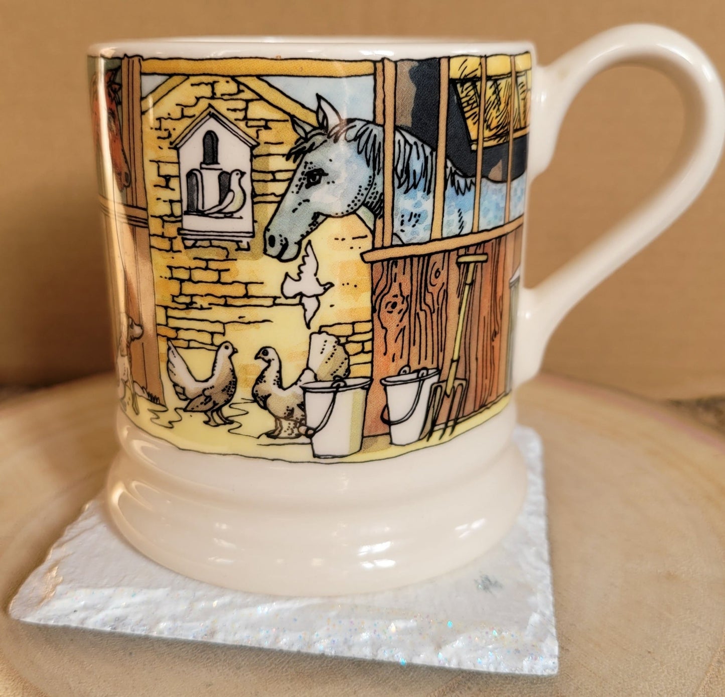 Decoupage Wildlife Slate Coasters - Quantock Inspiration